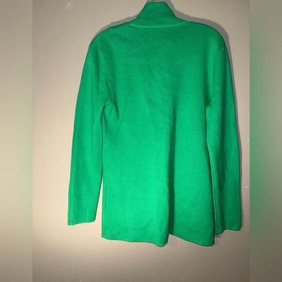 J. Crew Vibrant Green Women's Knit Pocket Blazer Small - Picture 9 of 9